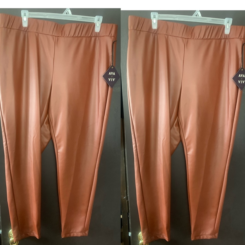Leather leggings